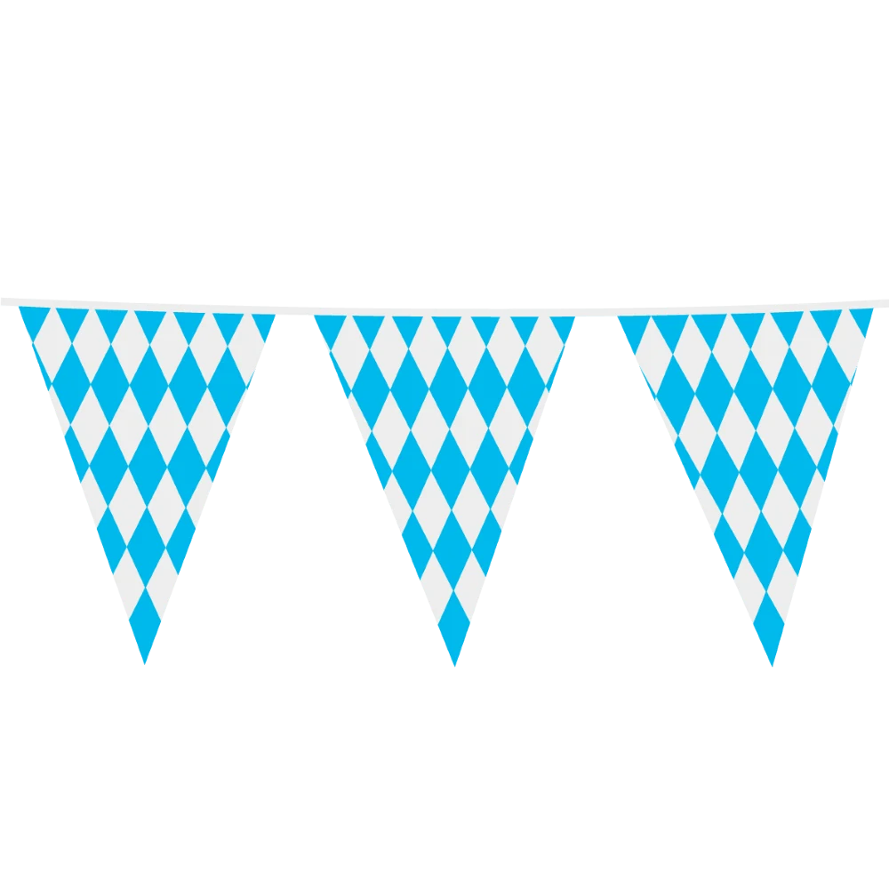 Vlaječková girlanda Oktoberfest Bavaria 30 × 45 cm - 10 m