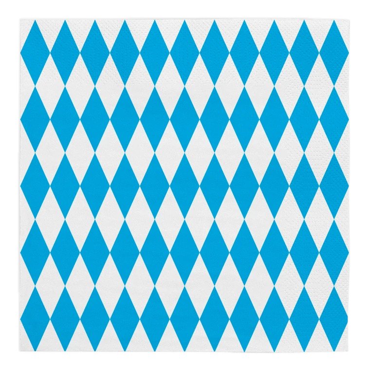 Papírové ubrousky Oktoberfest Bavaria modré 20 ks
