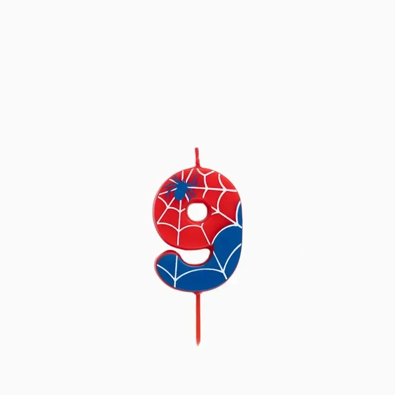 Dortová svíčka Spider číslo 9