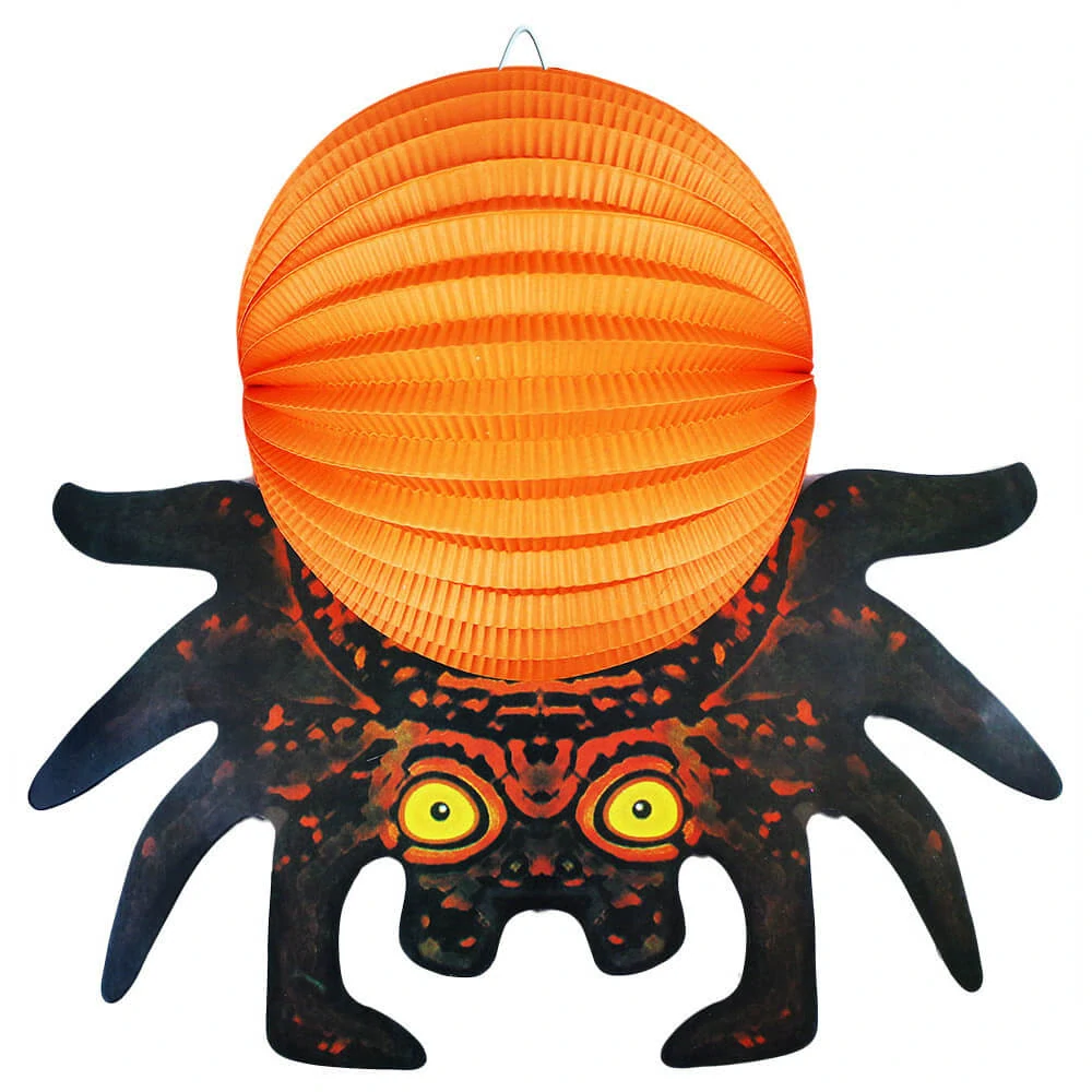 Papírový lampion Halloween pavouk 25 cm