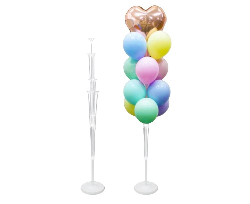 Plastový stojan na balónkový buket pro 13 balónků 130 cm
