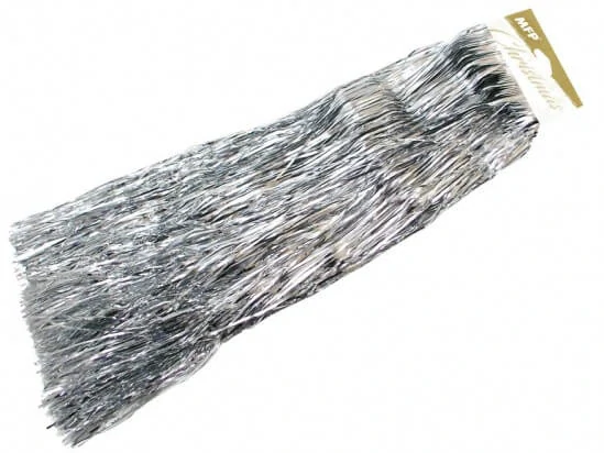 Lameta vánoční metal stříbrná