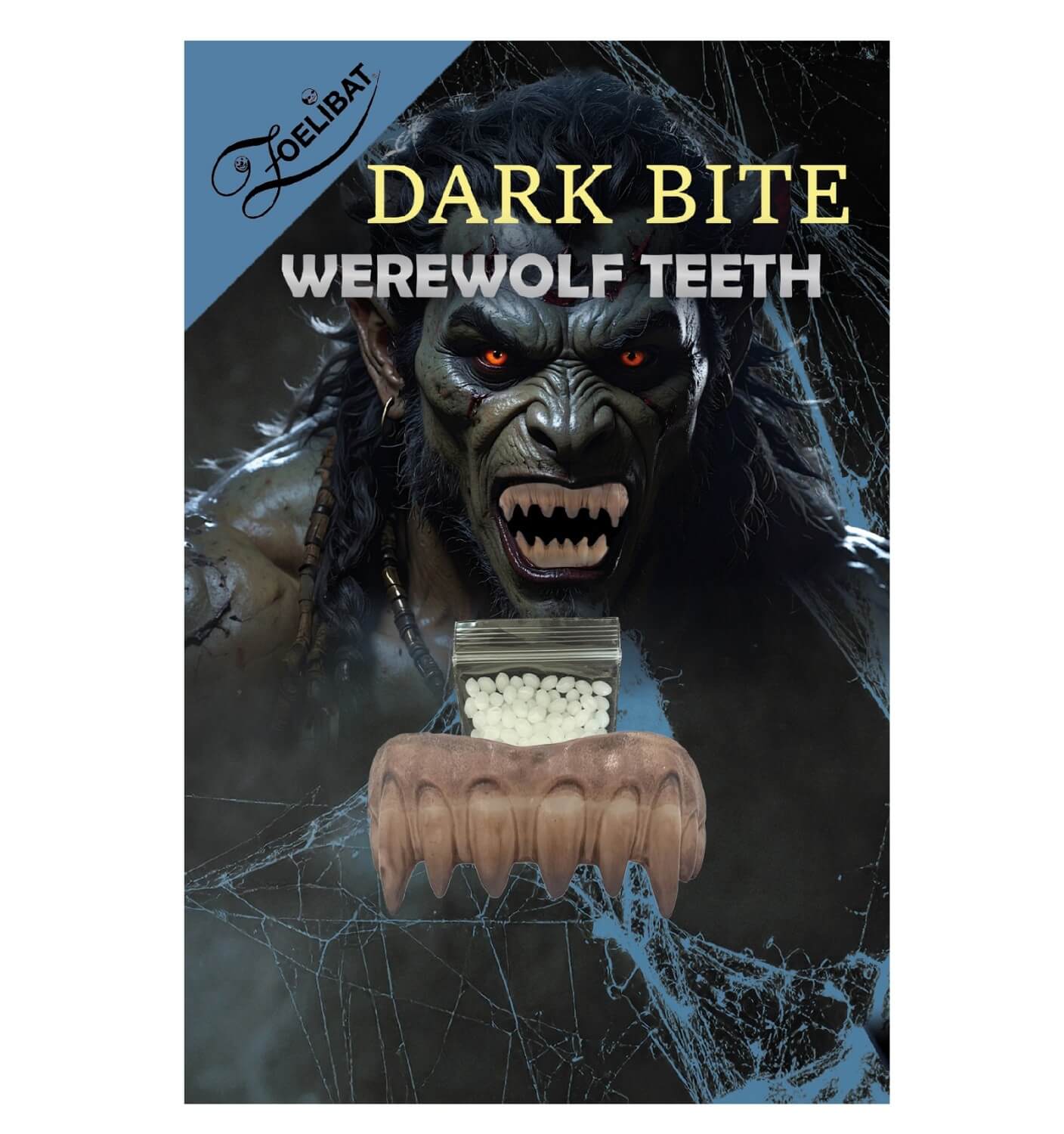 Vlkodlačí zuby Dark Bite horní čelist