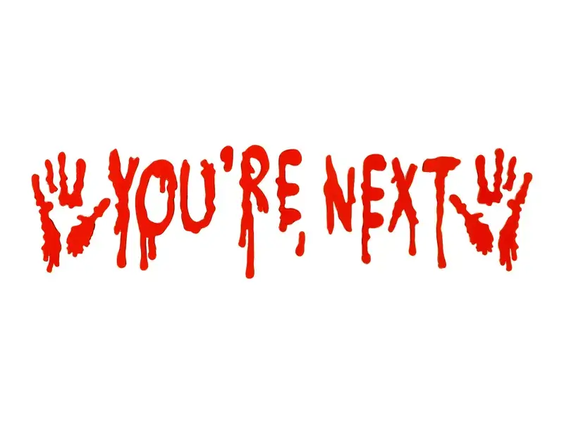Gelové samolepky na okno You're Next 14 × 48,5 cm