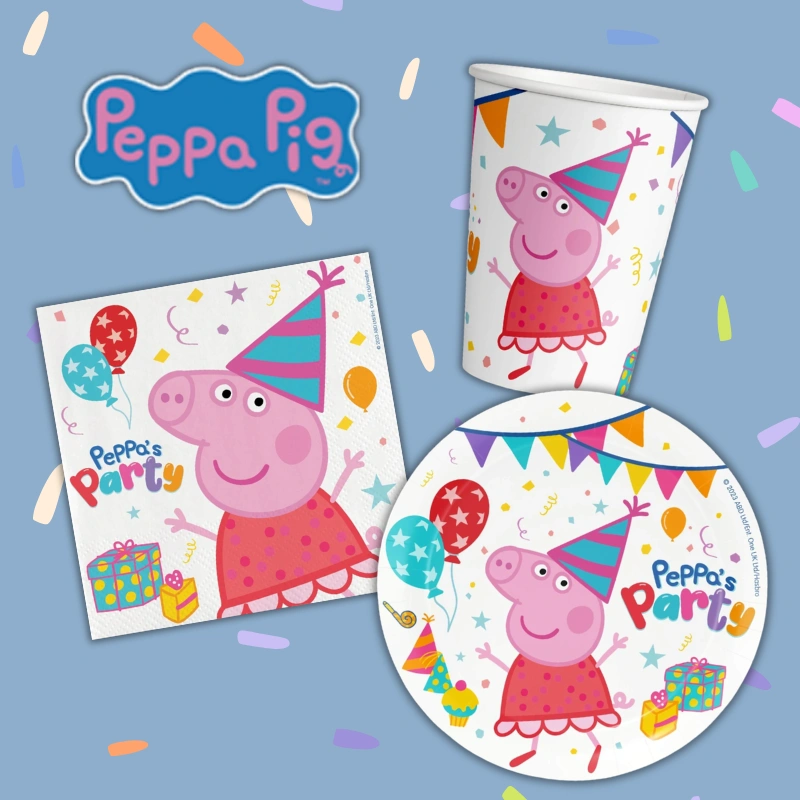 Dekorační sada Prasátko Peppa oslava
