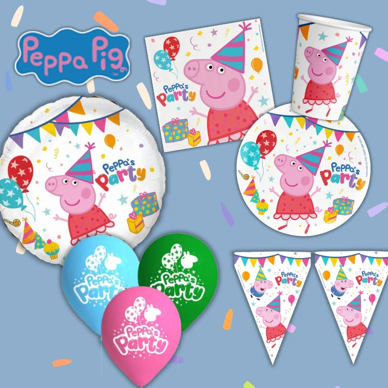 Dekorační sada Prasátko Peppa oslava