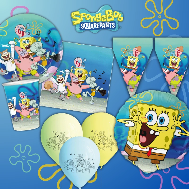 Dekorační sada Sponge Bob