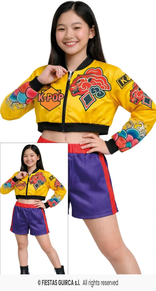 Dětský kostým K-pop Rumi