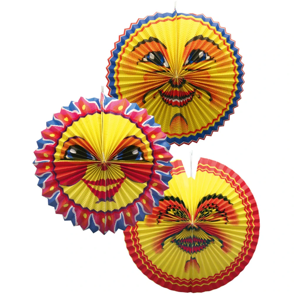 Papírový lampion Karnevalové masky