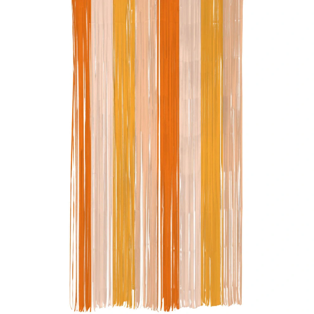 Party závěs oranžový 100 x 200 cm