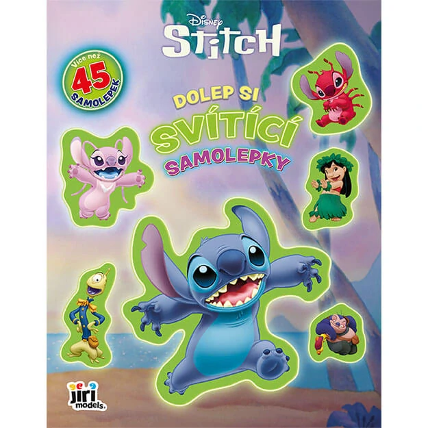 Samolepková knížka Lilo a Stitch svítící