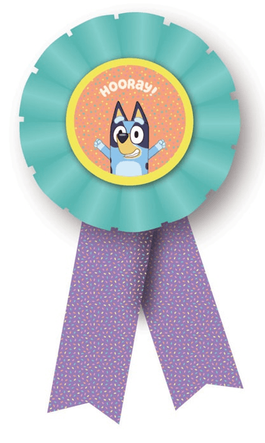 Narozeninová brož Bluey Hooray