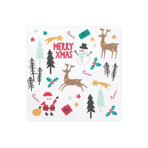 Vánoční ubrousky Marry XMas - 20 ks