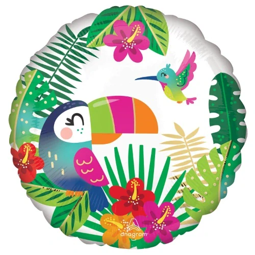 Foliový balonek Tropical paradise 43 cm