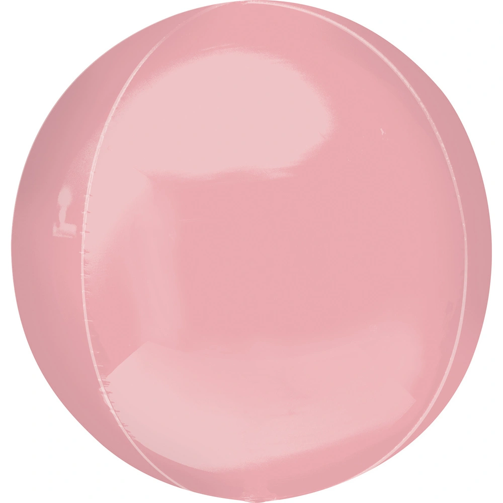 Foliový balonek jumbo koule pastel růžový 53 cm