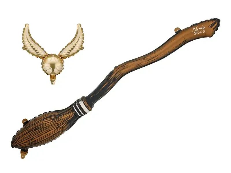 Sada fóliových balónků Harry Potter Nimbus 2000 a Zlatonka 2 ks