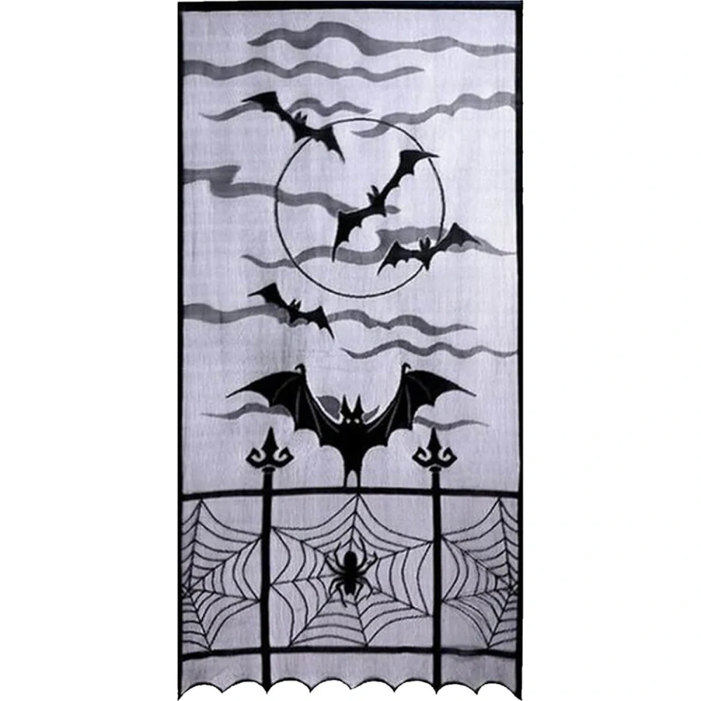 Halloweenská dekorace na okno Netopýři 102 × 213 cm