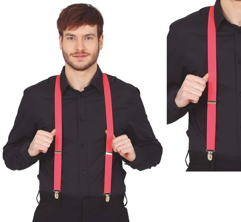 Korálově růžové kšandy