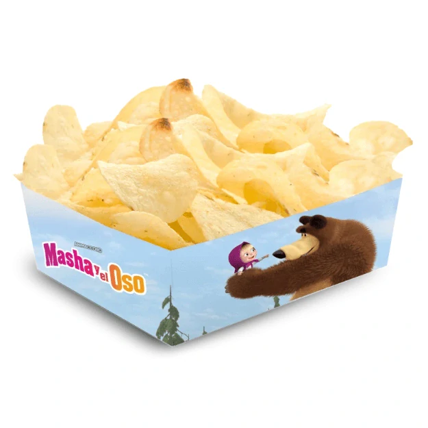 Papírové misky na snacky Máša a medvěd 12 ks