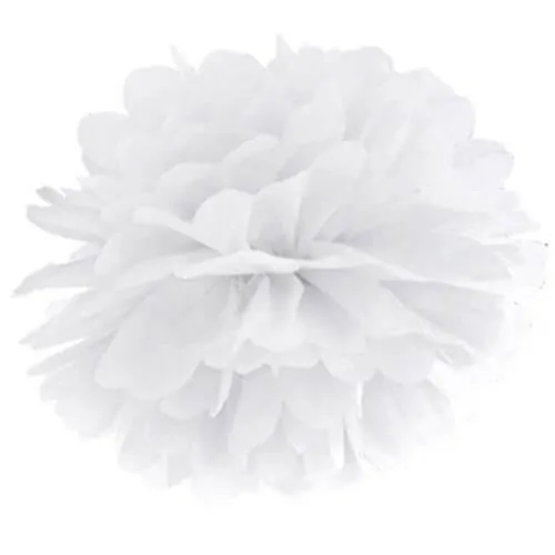 Pom pom bílý - 35 cm