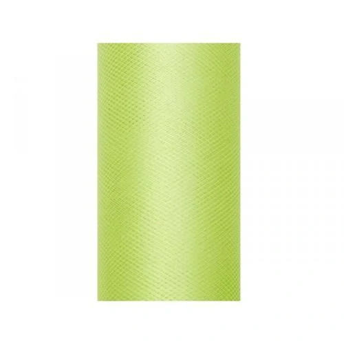 Tyl dekorační světle zelený 30 cm x 9 m