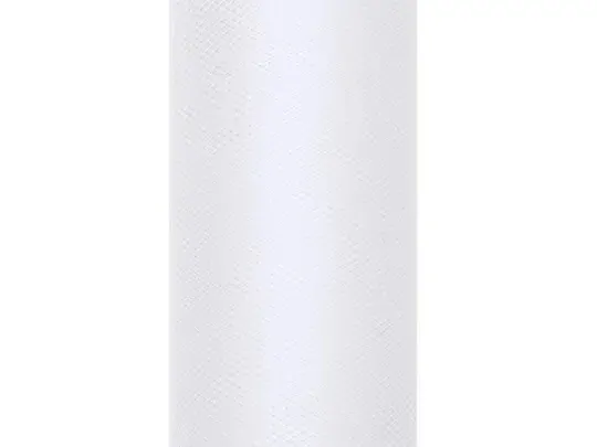Tyl dekorační bílý 30 cm x 9 m