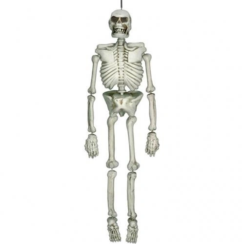 Halloweenská dekorace lidská kostra 152 cm