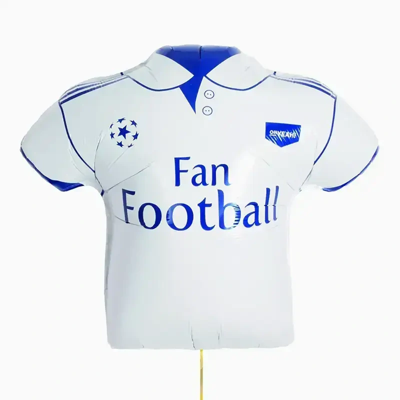 Fóliový balonek Fotbalový dres bílý 68 cm