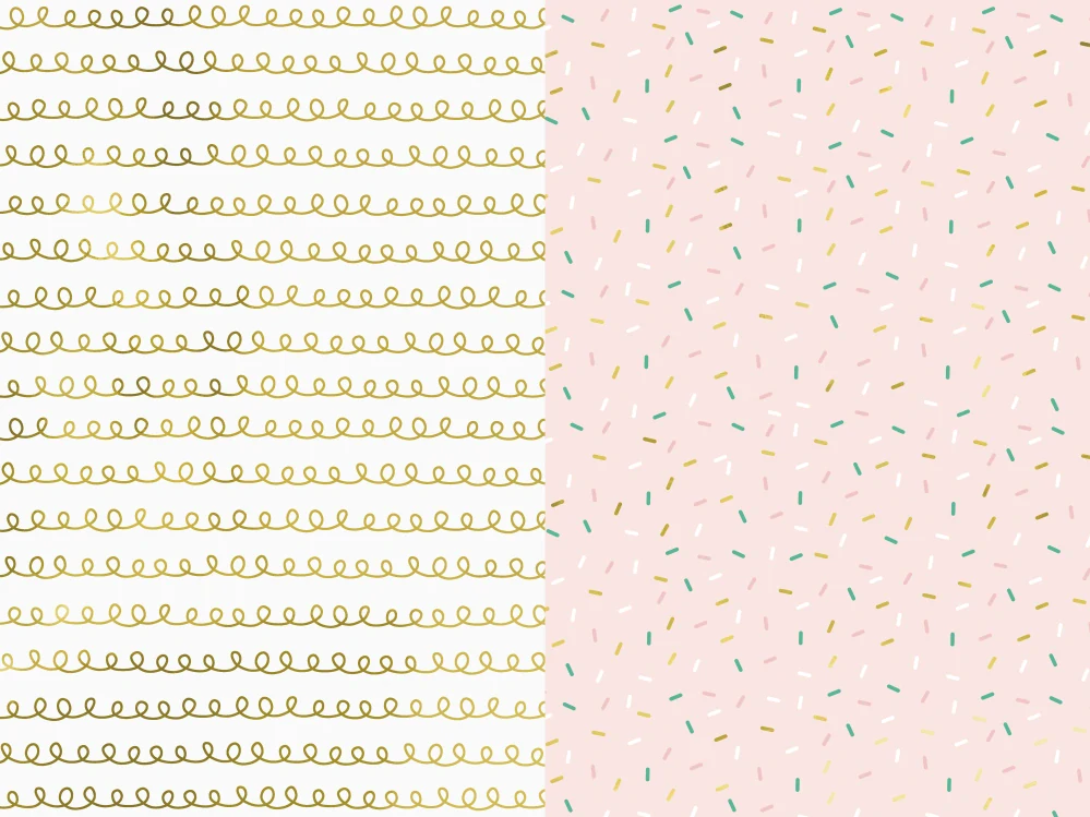 Balící papír růžový a bílý 70 x 200 cm - 2 ks