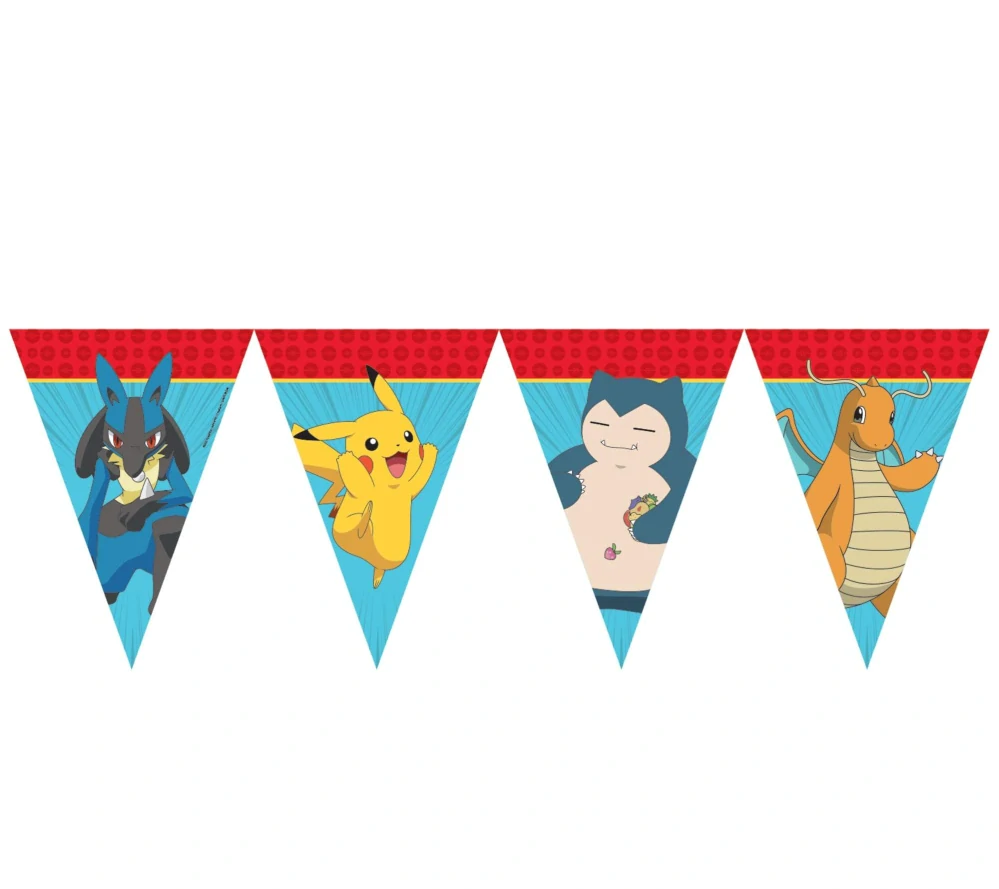 Vlaječková girlanda Pokemon 2,3 m