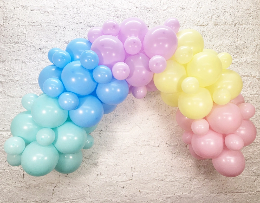 Sada na balonkovou girlandu Makronky - 3m