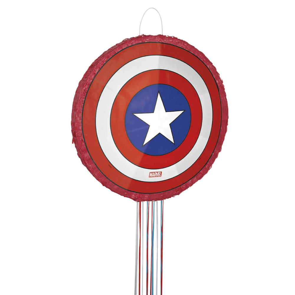 Piňata Štít Captain America 46 x 46 cm
