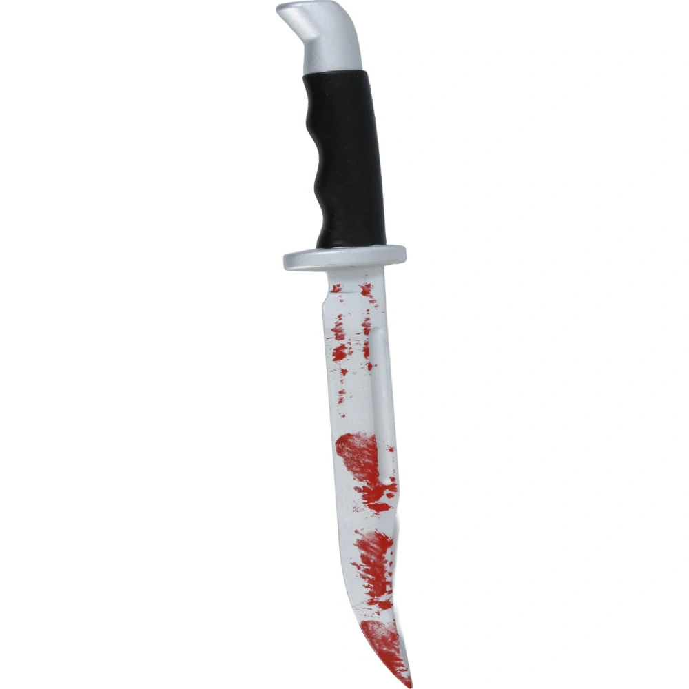Plastový krvavý nůž 33 cm