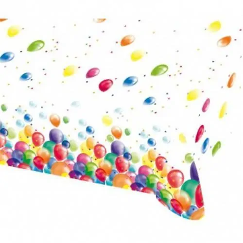 Plastový party ubrus s balonky 120 x 180 cm