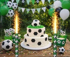 Party fontána Fotbal 12 cm