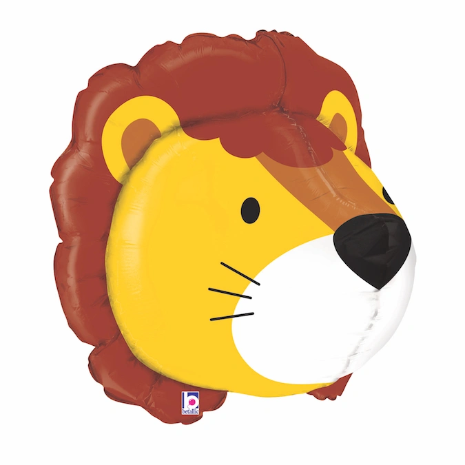 Fóliový balónek - hlava lva 76 cm