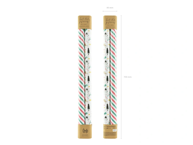 Balící papír "Vánoční mix" 70 x 200 cm – 2ks