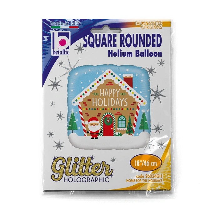 Foliový balónek - Happy Holidays 46 cm