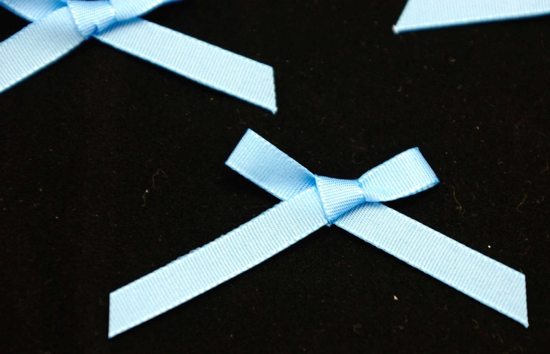 Svatební mašlička světle modrá 20 ks