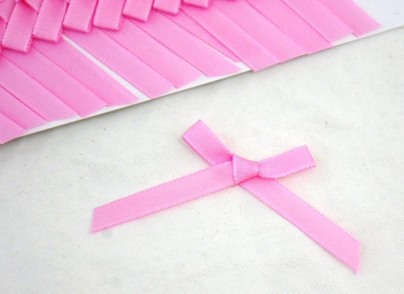 Svatební mašlička růžová 20 ks