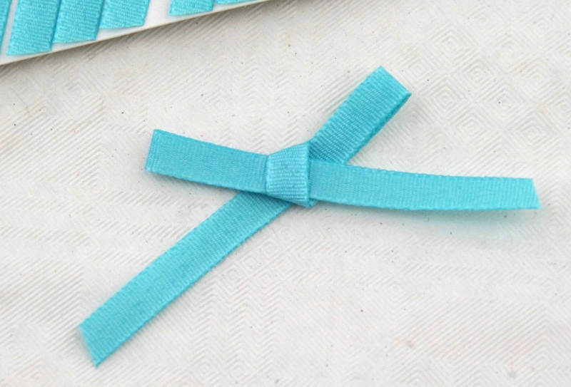 Svatební mašlička tyrkysová 20 ks