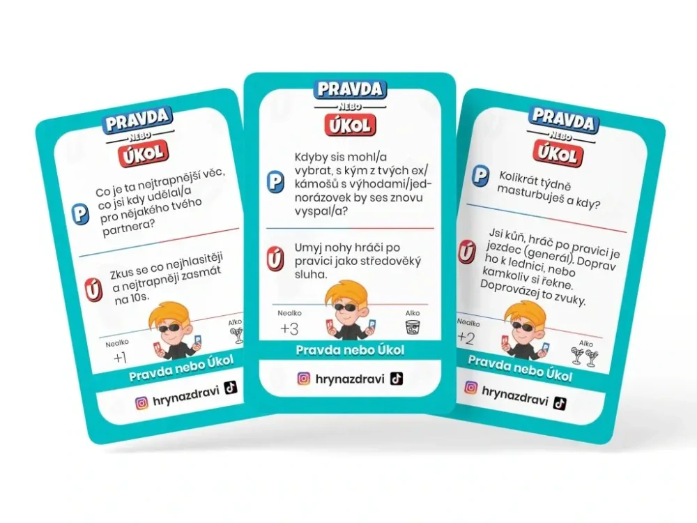 Karetní hra Pravda nebo úkol