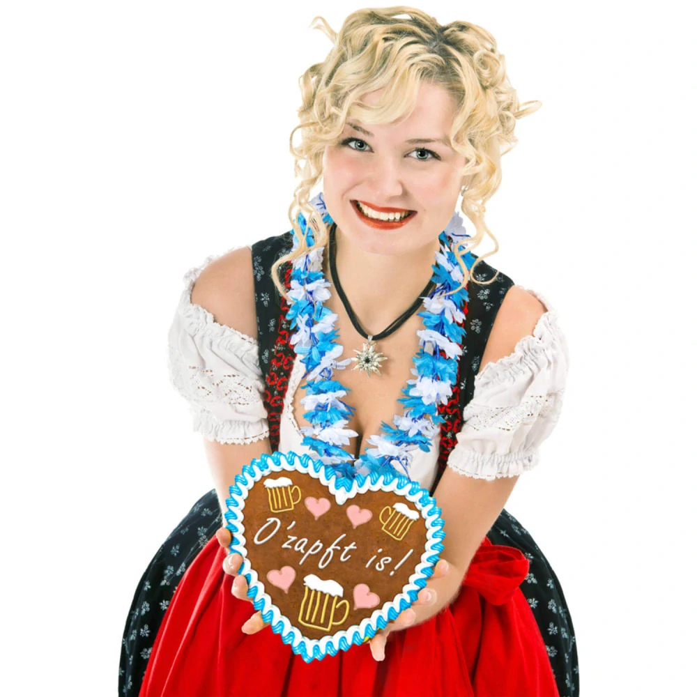 Náhrdelník květinový Oktoberfest