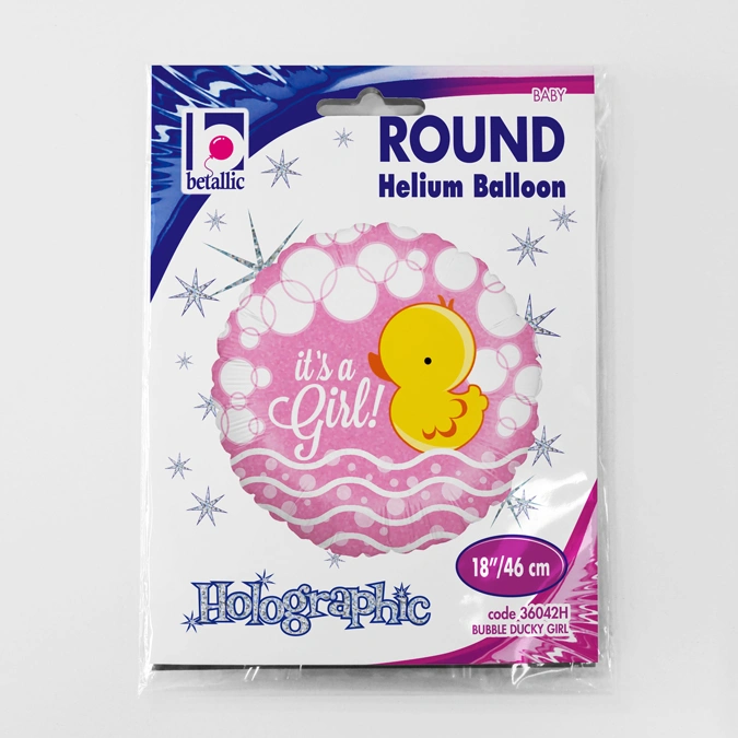 Fóliový balónek Kačenka Holka Kruh 46cm