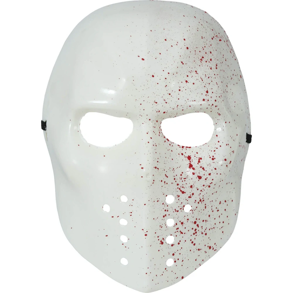Halloweenská krvavá hokejová maska