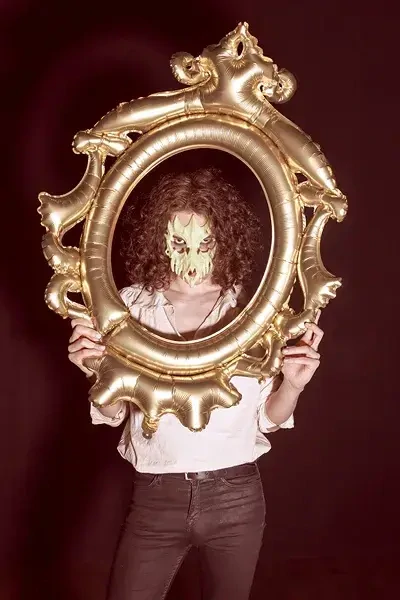 Maska Lebka svítící ve tmě