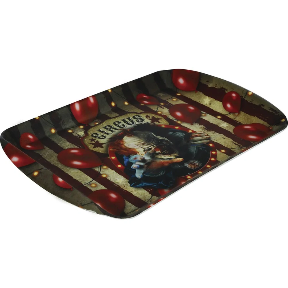 Plastový podnos Strašidelný cirkus 39 x 24 cm
