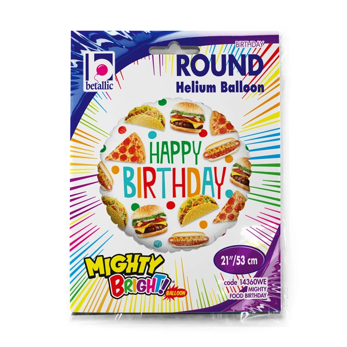 Fóliový balónek Fast Food HB 54cm