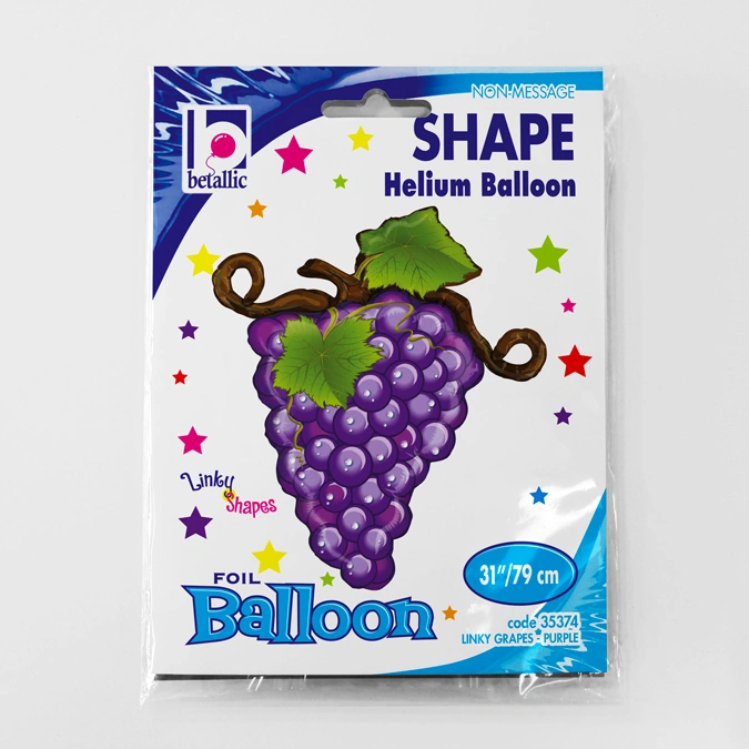 Fóliový balónek Hrozen Fialový Link 79cm