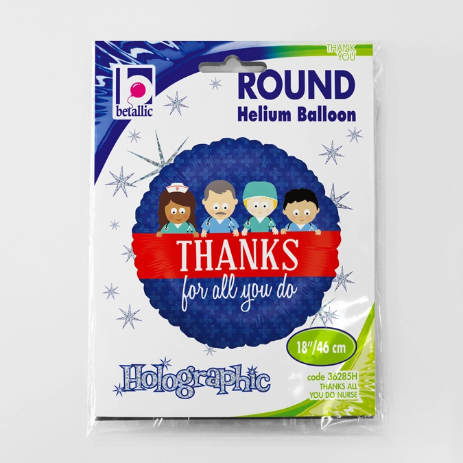 Fóliový balónek Děkujeme Zdravotníkům 46cm